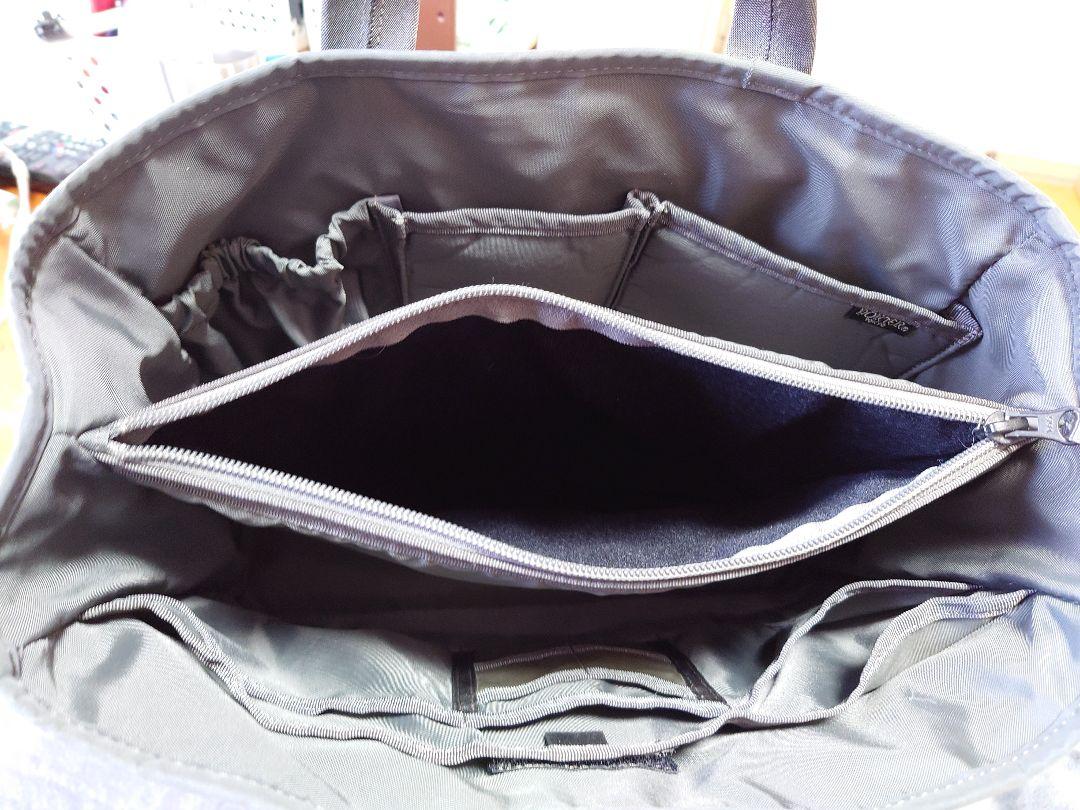 PORTER ダークグレー トートバッグ　ポケット多数
