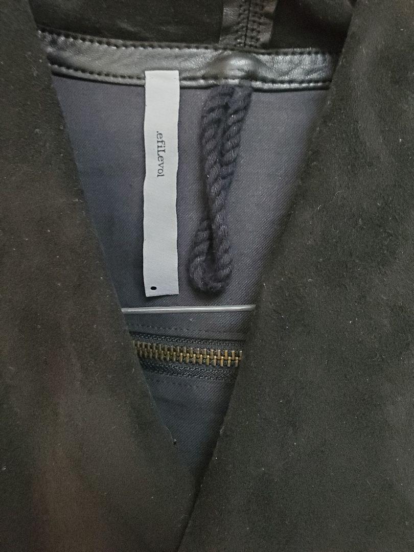 ジャケット・アウター .efiLevol destroyed leather Jacket