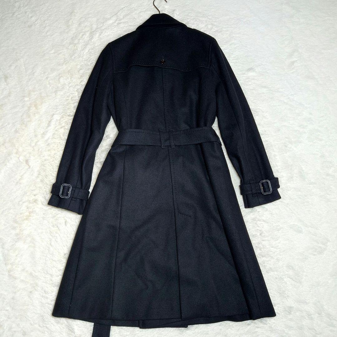 【美品】Paul Smith ポールスミス ロングコート マルチカラーボタン 黒