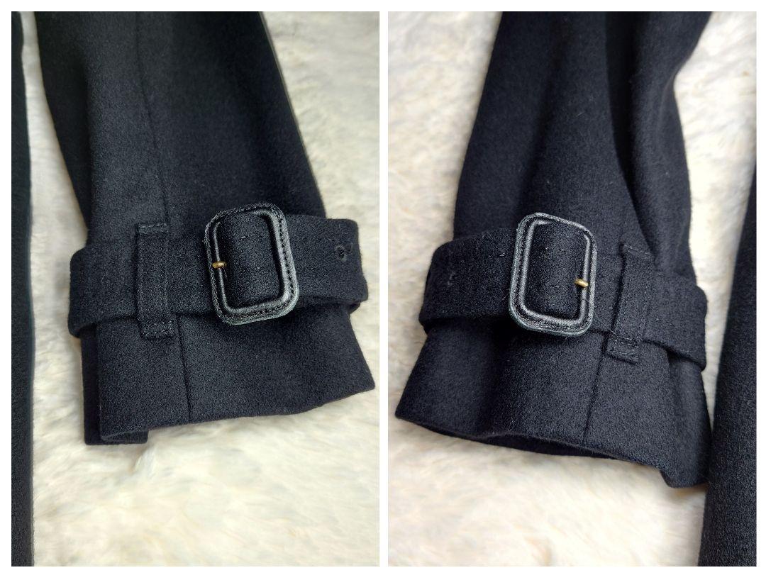 【美品】Paul Smith ポールスミス ロングコート マルチカラーボタン 黒