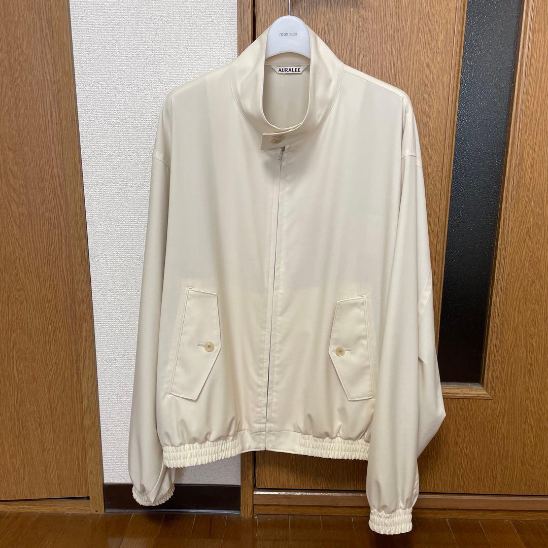 SUPER FINE TROPICAL WOOL ZIP BLOUSON 3