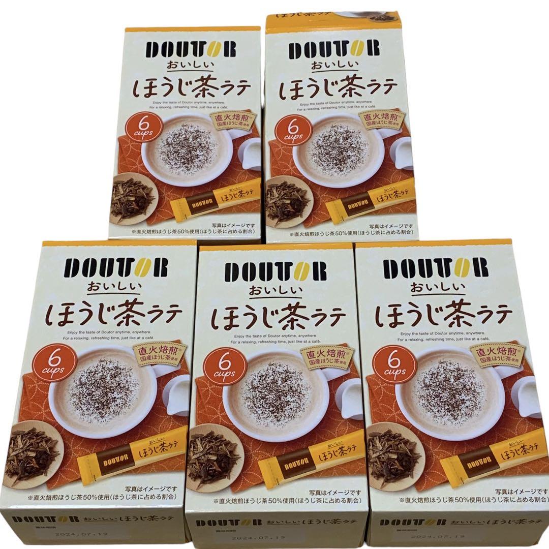 高速配送 ドトール おいしい ほうじ茶ラテ 6本入４箱 5本 modamuno.com