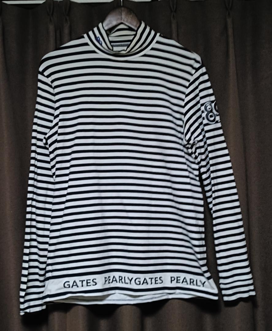 PEARLY GATES ボーダー 長袖 シャツ