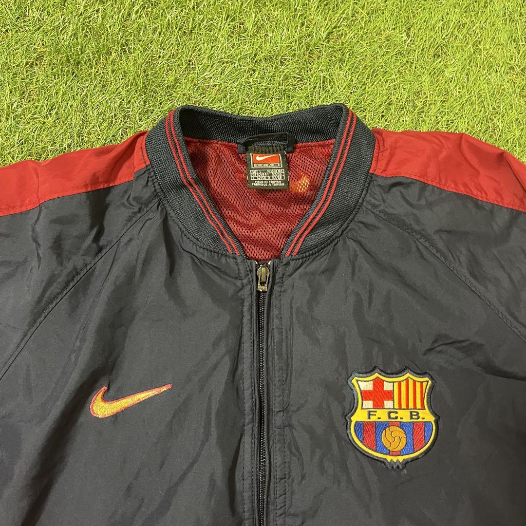 (Kei0117)バルセロナNIKE 00s前半刺繍ロゴ