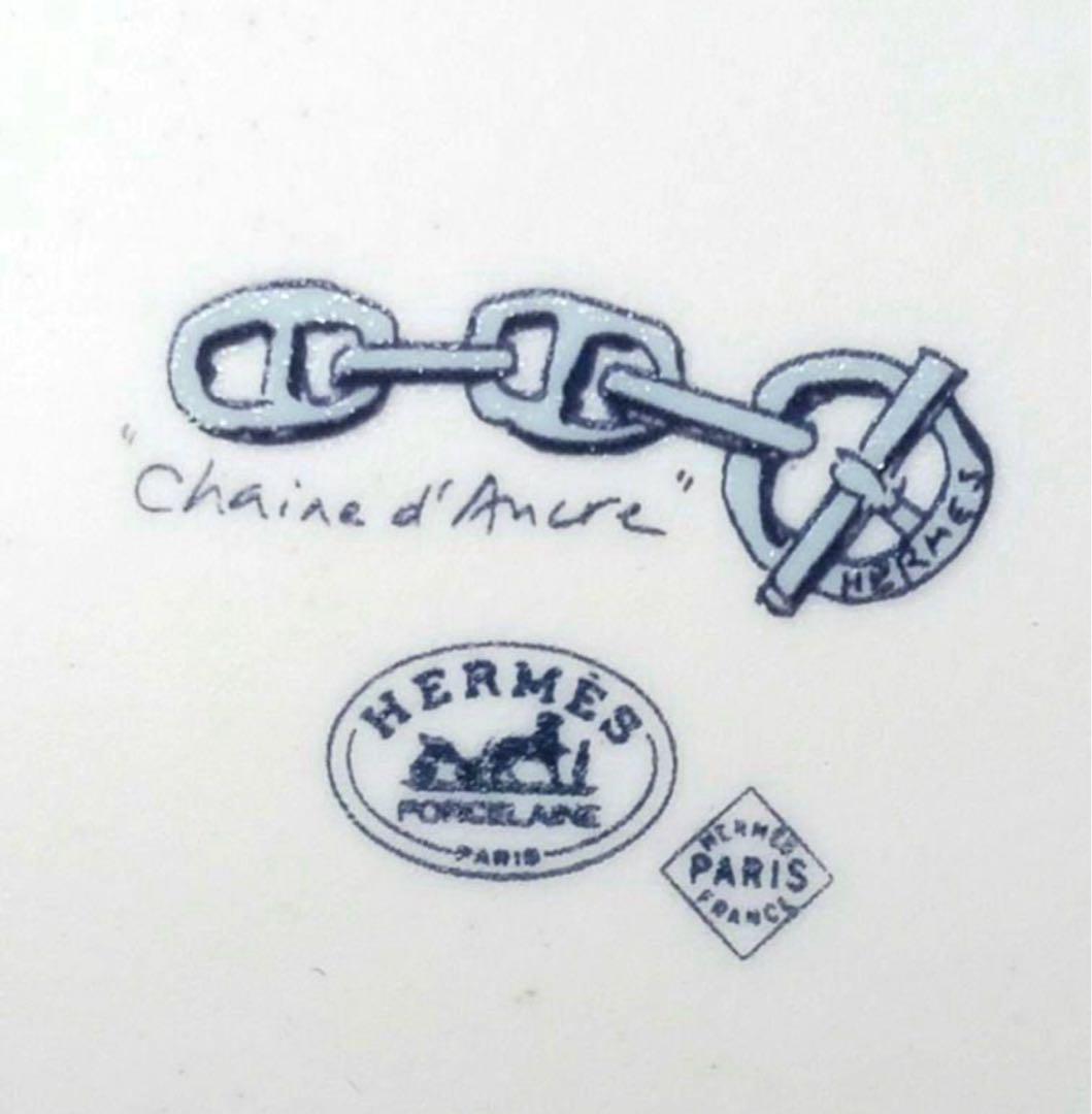 HERMES エルメス シェーヌダンクル スクエアプレート