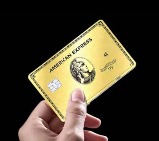 クレジットカード ステッカー ゴールド アメックス スモールチップ