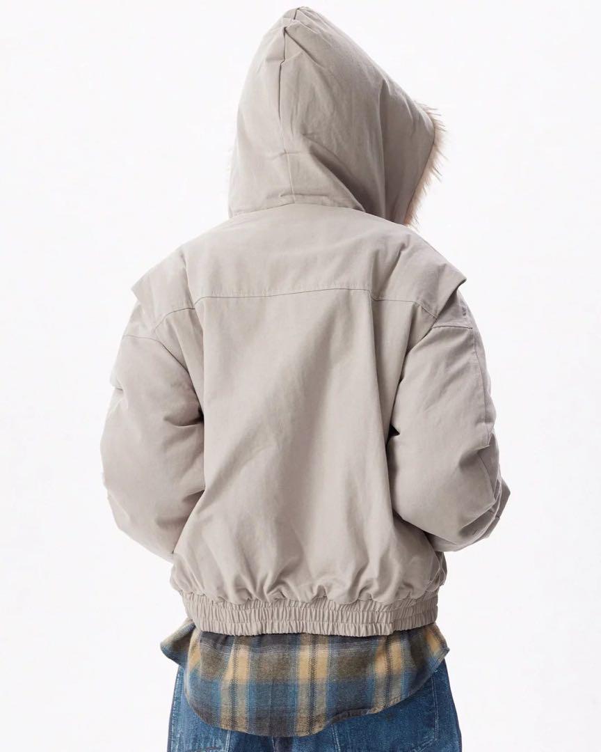 【Aurora boutique】ファー付きフード ジャケット