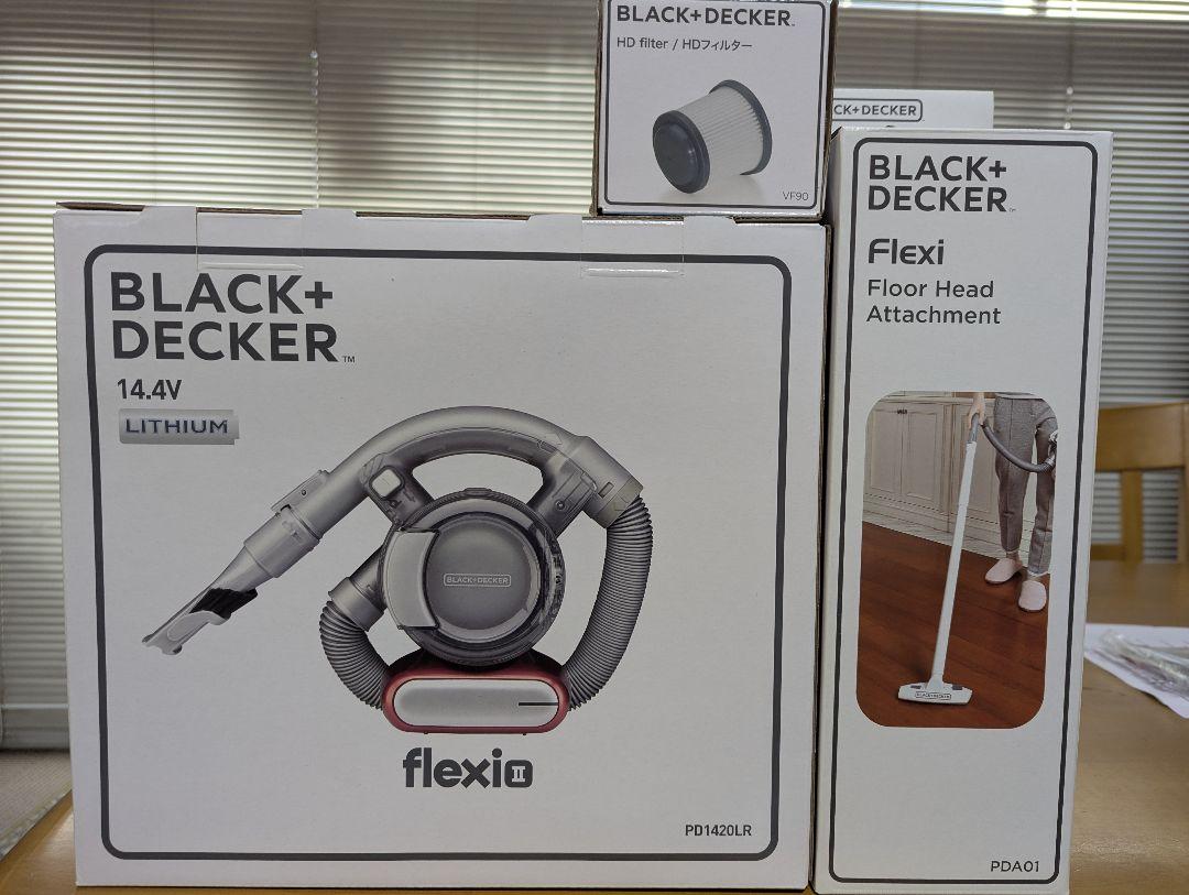 未使用 BLACK+DECKER flexi II コードレスハンディクリーナー