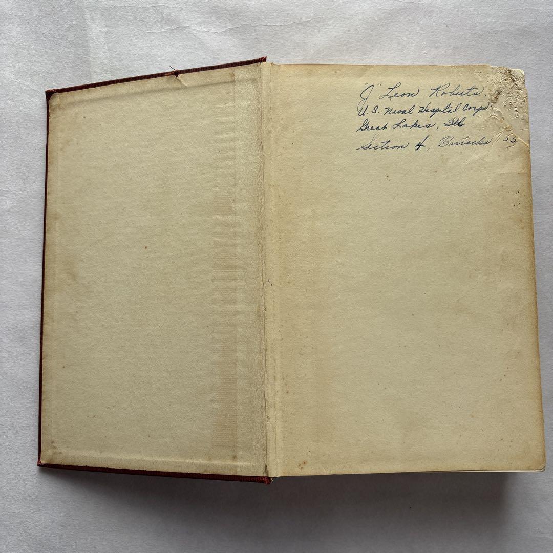完璧わいふによる 洋書・古書】アメリカ海軍病院部隊ハンドブック 1939年 医学 衛生兵 洋書