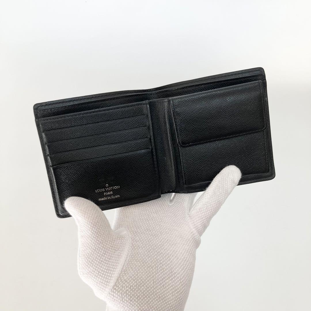 【美品】ルイヴィトン☆ ダミエ ポルトフォイユ マルコ 二つ折り 財布