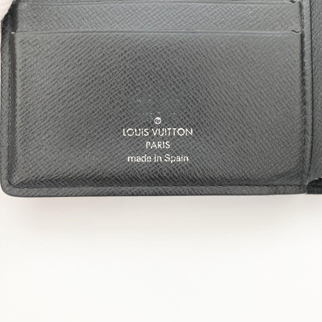 【美品】ルイヴィトン☆ ダミエ ポルトフォイユ マルコ 二つ折り 財布