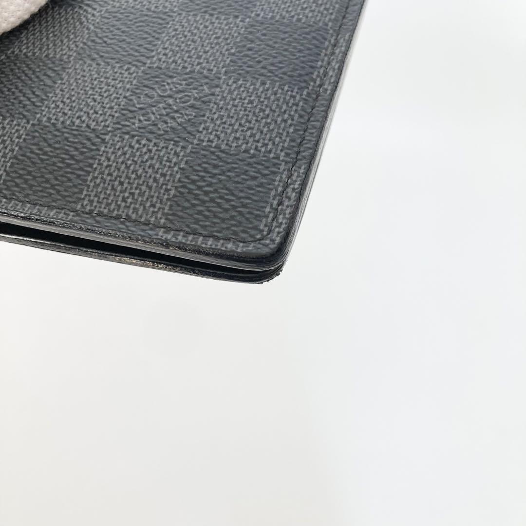 【美品】ルイヴィトン☆ ダミエ ポルトフォイユ マルコ 二つ折り 財布