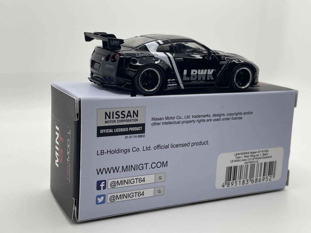 ミニカー mini gt Liberty Walk Nissan GT-R R35