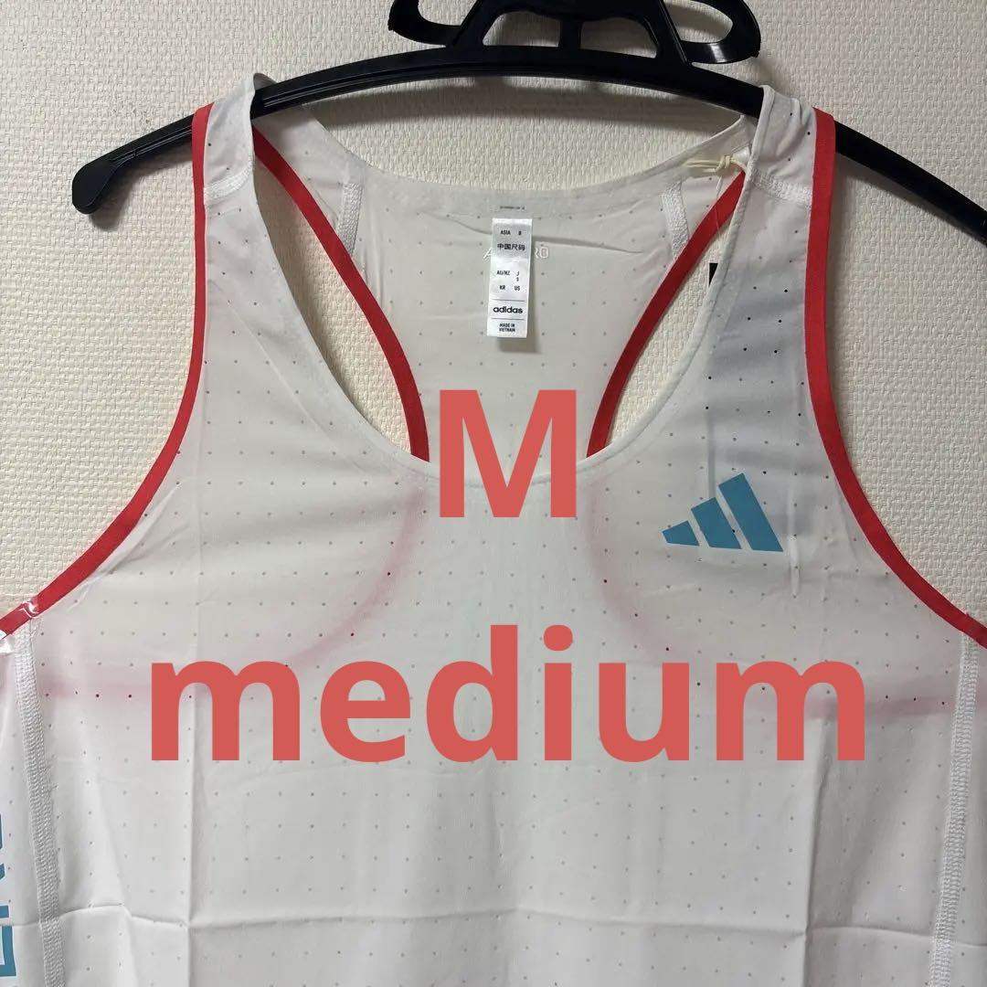 ⚫︎新品　未使用品⚫︎adidas ADIZERO シングレット　Mサイズ