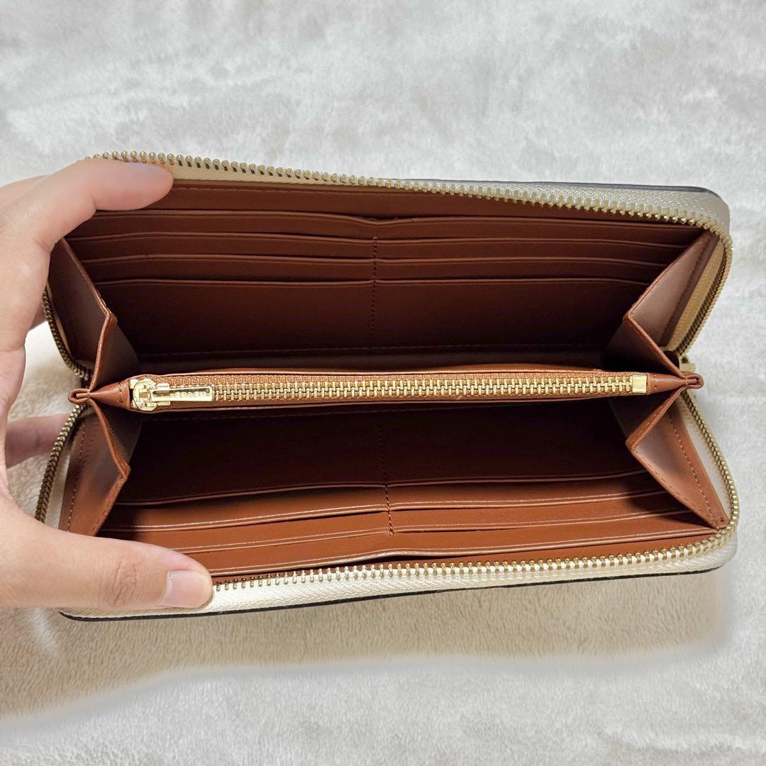 美品　コーチ長財布