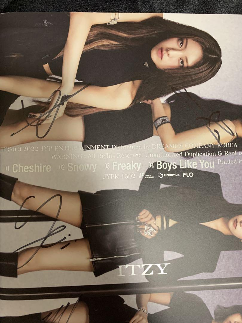 【直筆サイン】　ITZY mini album Cheshire