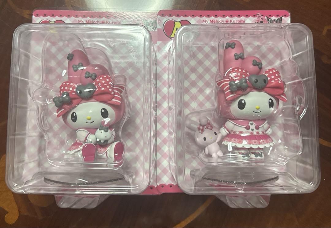 マイメロ　クロミ　Happyくじ　フィギュア