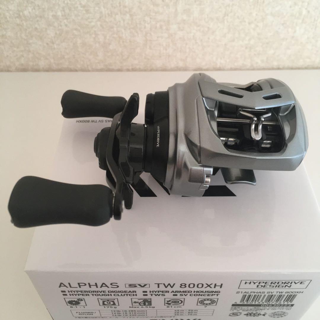 【新品未使用】ダイワ 21アルファス SV TW 800XH