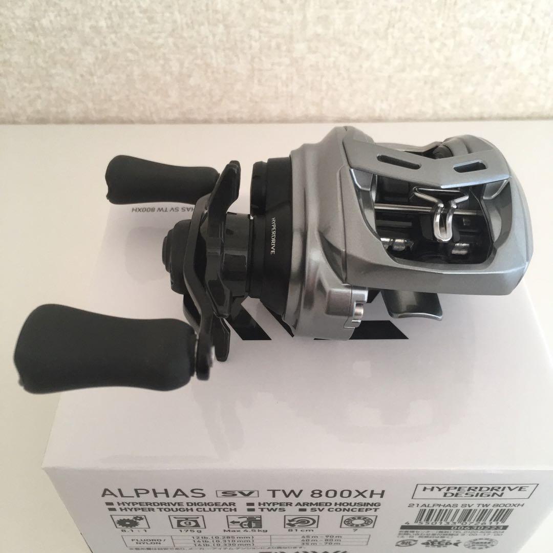 【新品未使用】ダイワ 21アルファス SV TW 800XH