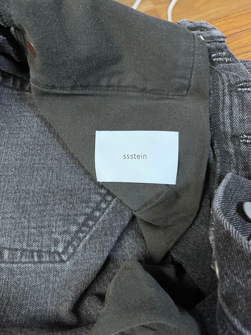 ssstein DEFORMED FLARE VINTAGE DENIM M 黒