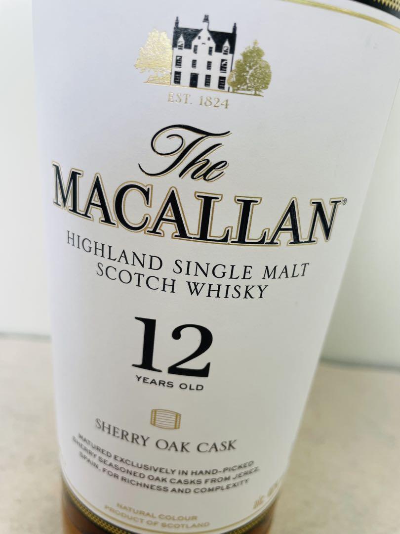 o The MACALLAN 12年 シェリーオークカスク 700ml
