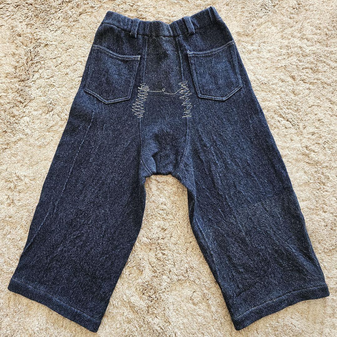 サカサマデニムパンツ インディゴ