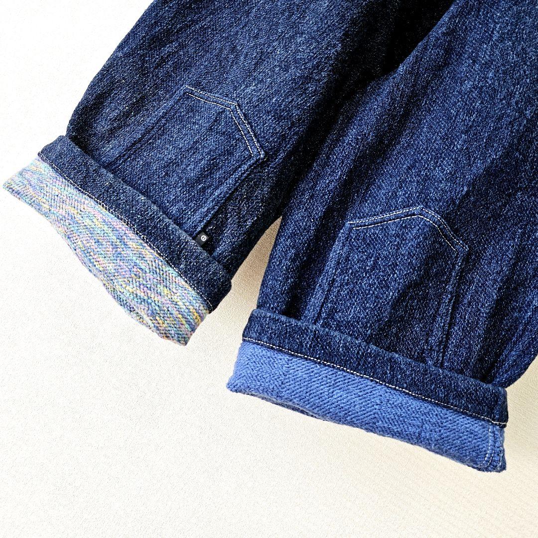 限定セール tamaki niime サカサマデニムパンツ インディゴ パンツ