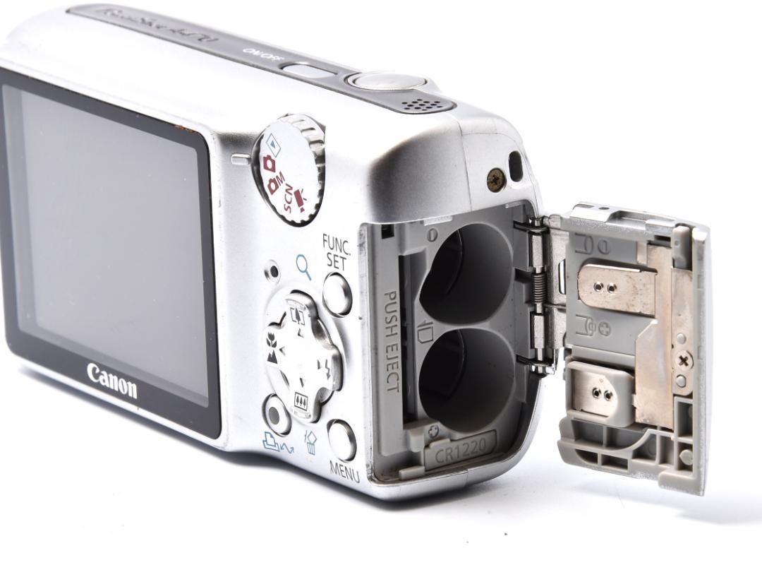 人気カラーの A470 PowerShot CANON 単3電池使用機種 カメラ オールドコンデジ デジタルカメラ