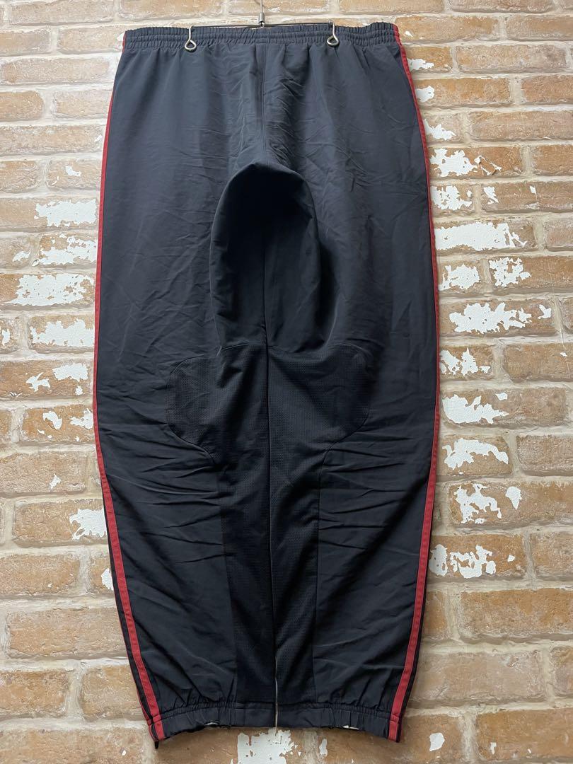 00s　adidas アディダス　ACミラン　トラックパンツ　ナイロンパンツ　黒