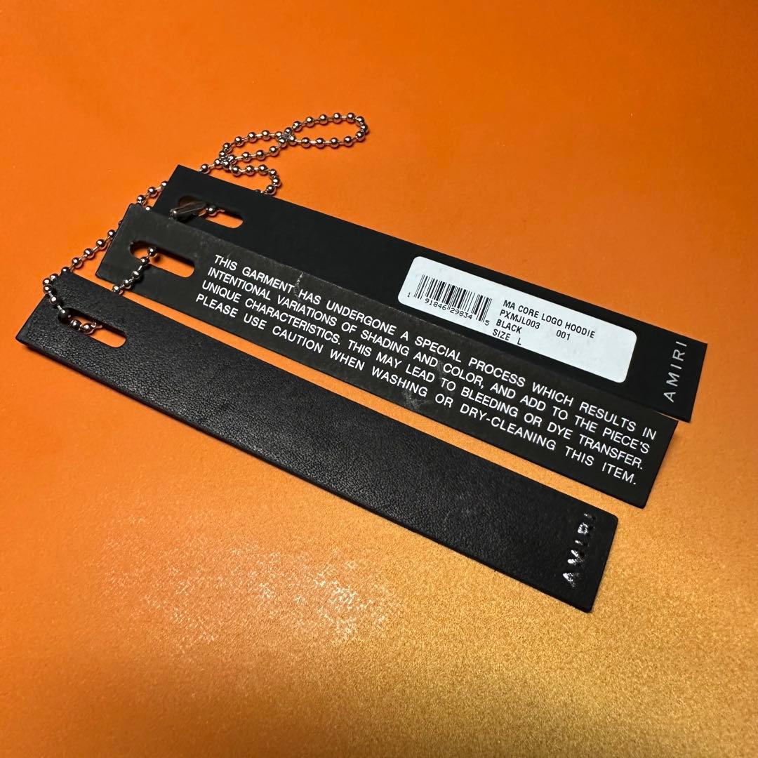 AMIRI MA ロゴ パーカー ブラック