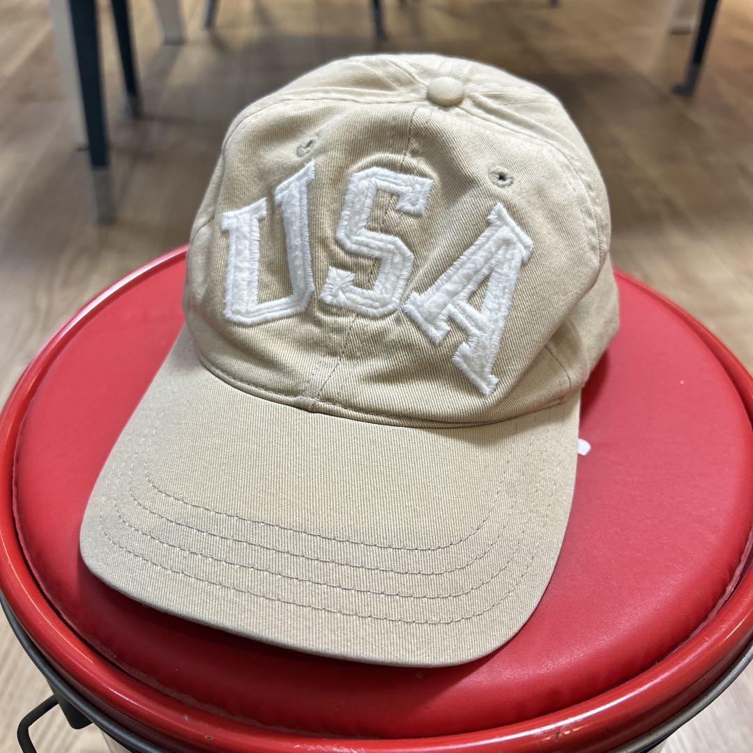 90s Ralph Lauren ラルフローレン　キャップ　USA製 星条旗