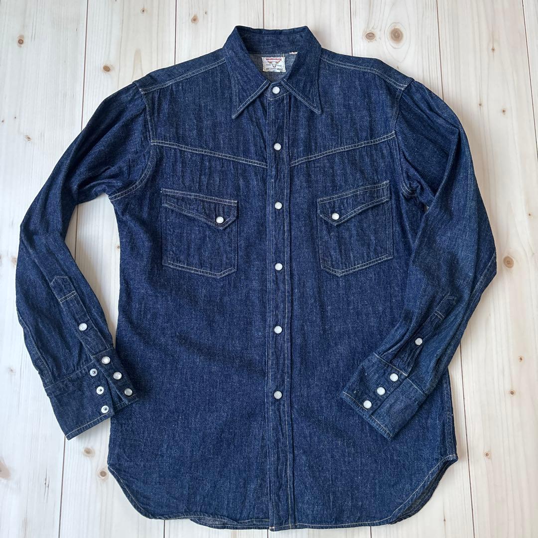 ウエアハウス デニムウエスタンシャツ サイズ40 ウエアハウス デニムウエスタンシャツ サイズ40