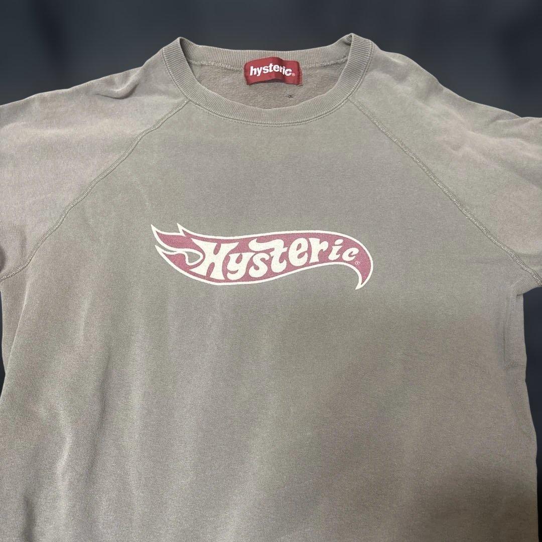 hysteric ロゴプリント トレーナー グレー SIZE Hysteric Glamour
