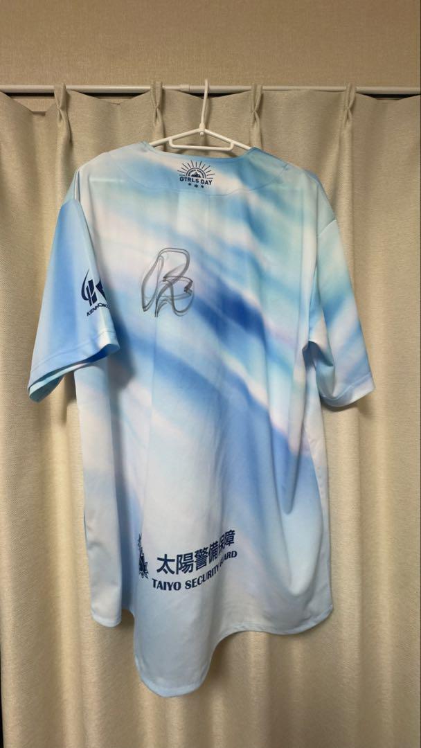 モンテディオ山形　ベースボールシャツ　サイン入り