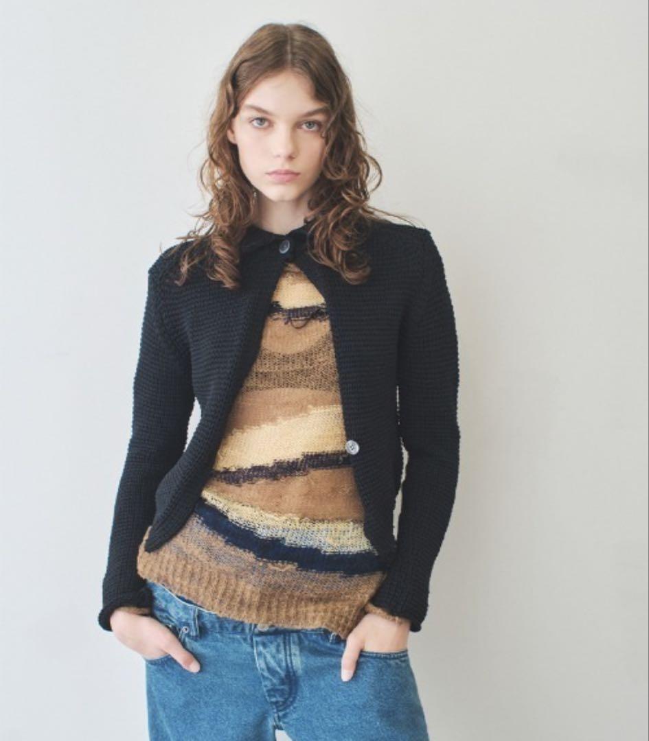 soduk スドーク ニットカーディガン two ways cardigan