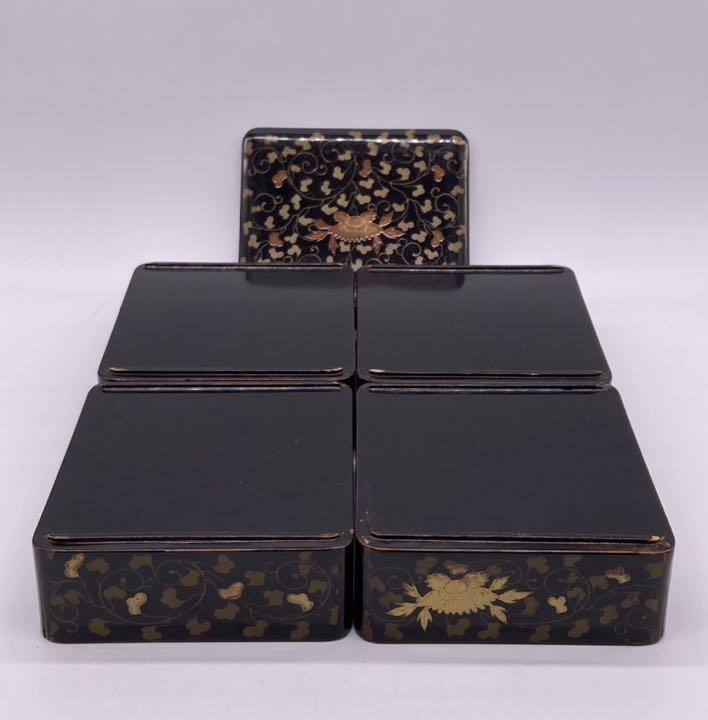 赤字超特価SALE 蒔絵重箱 現状渡し 23OD9-m49333495504 新作2022