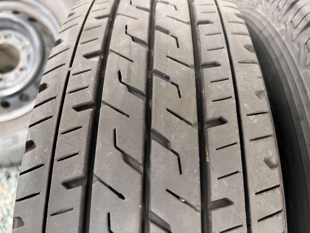 195/80R15 107/105ハイエースホイールセット ブリヂストン夏タイヤ