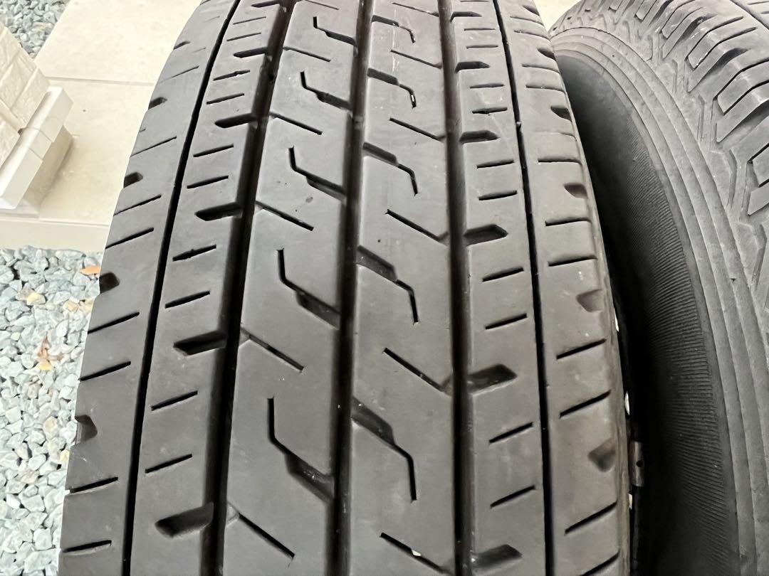 195/80R15 107/105ハイエースホイールセット ブリヂストン夏タイヤ