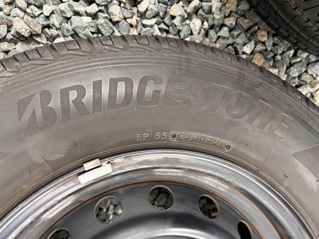 195/80R15 107/105ハイエースホイールセット ブリヂストン夏タイヤ