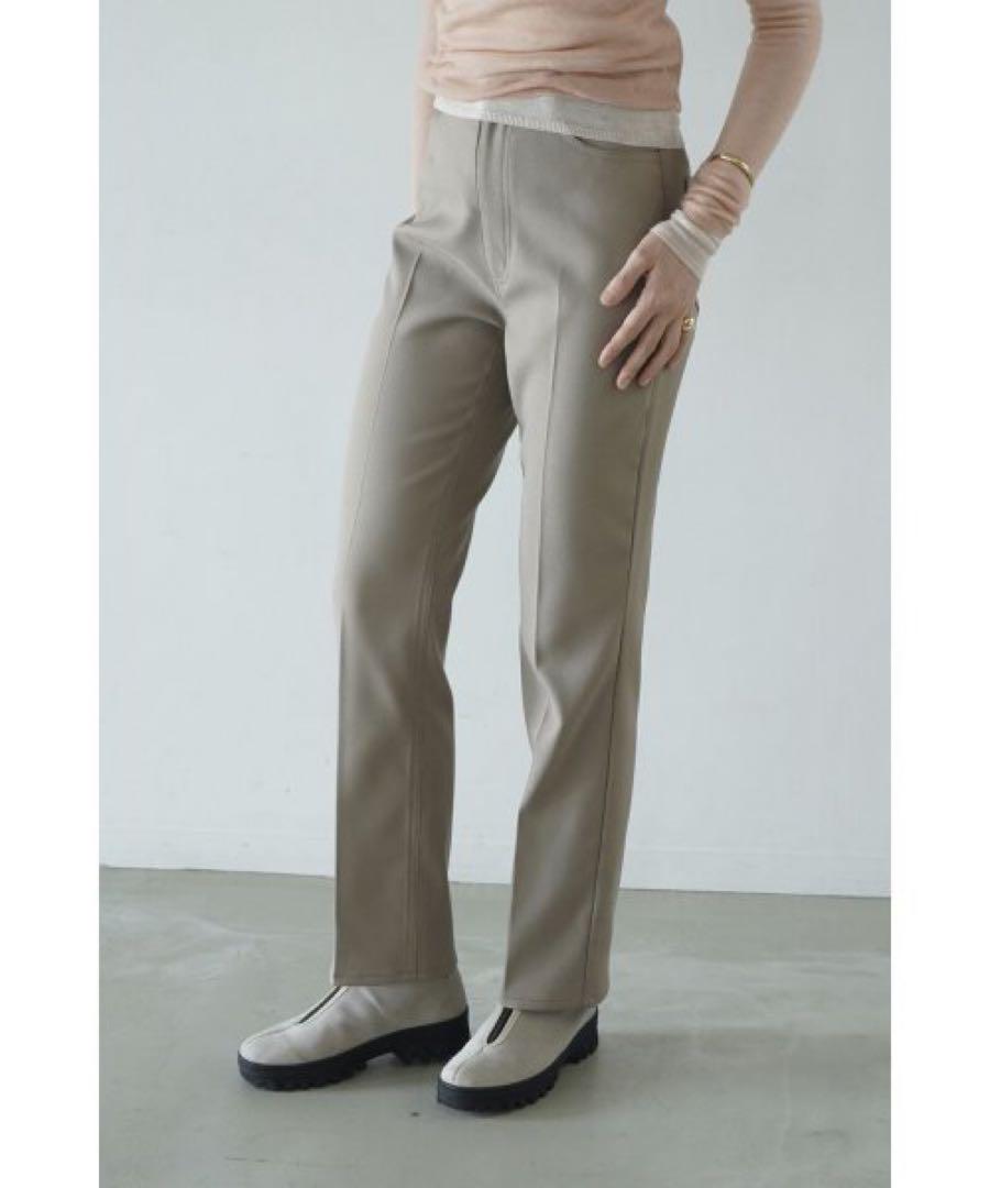 着用数回CLANE SLIM STRAIGHT PRESSPANTS BG S