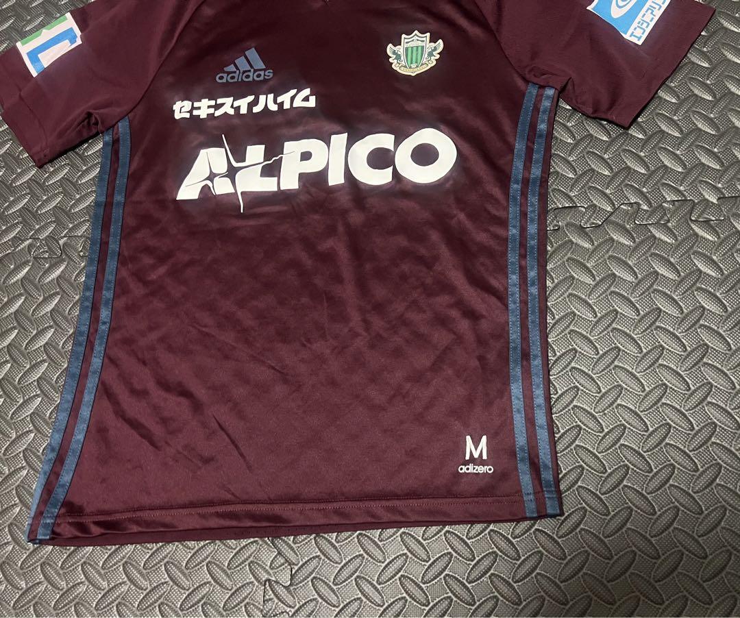 松本山雅　adidas 選手支給　非売品　M ワインレッド