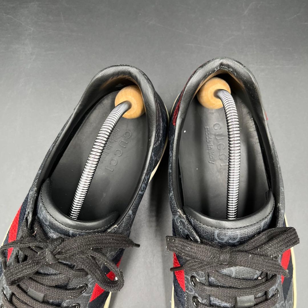 グッチ エース GGスプリーム シェリーライン メンズ 27cm相当 グッチ エース GGスプリーム シェリーライン メンズ 27cm相当