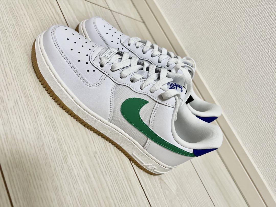 NIKE ナイキ エアフォース1 グリーン ブルー 24.5 cm 画像2