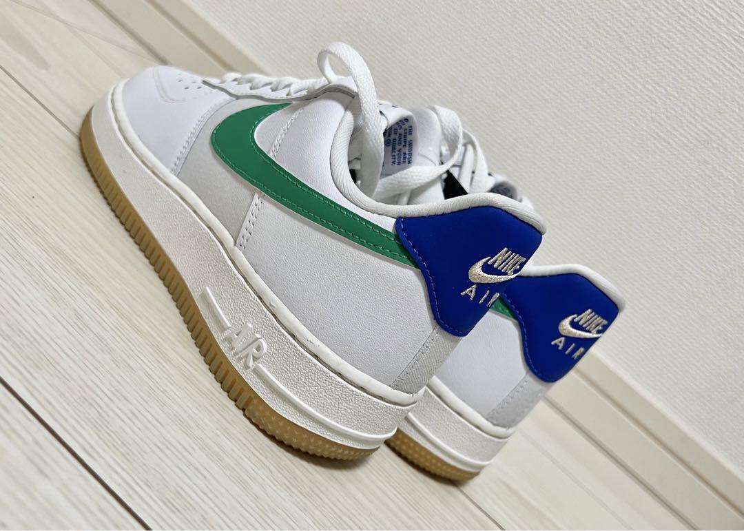 NIKE ナイキ エアフォース1 グリーン ブルー 24.5 cm 画像4