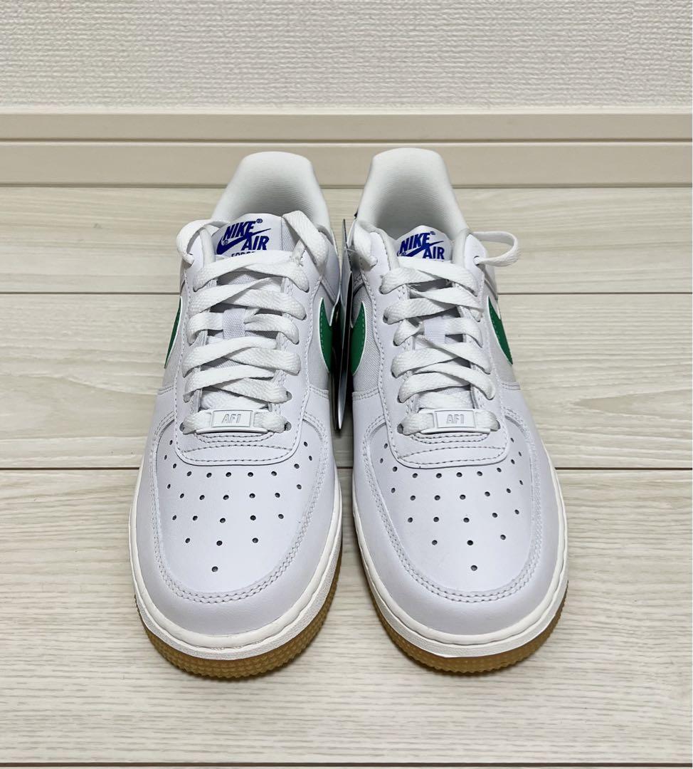NIKE ナイキ エアフォース1 グリーン ブルー 24.5 cm 画像6
