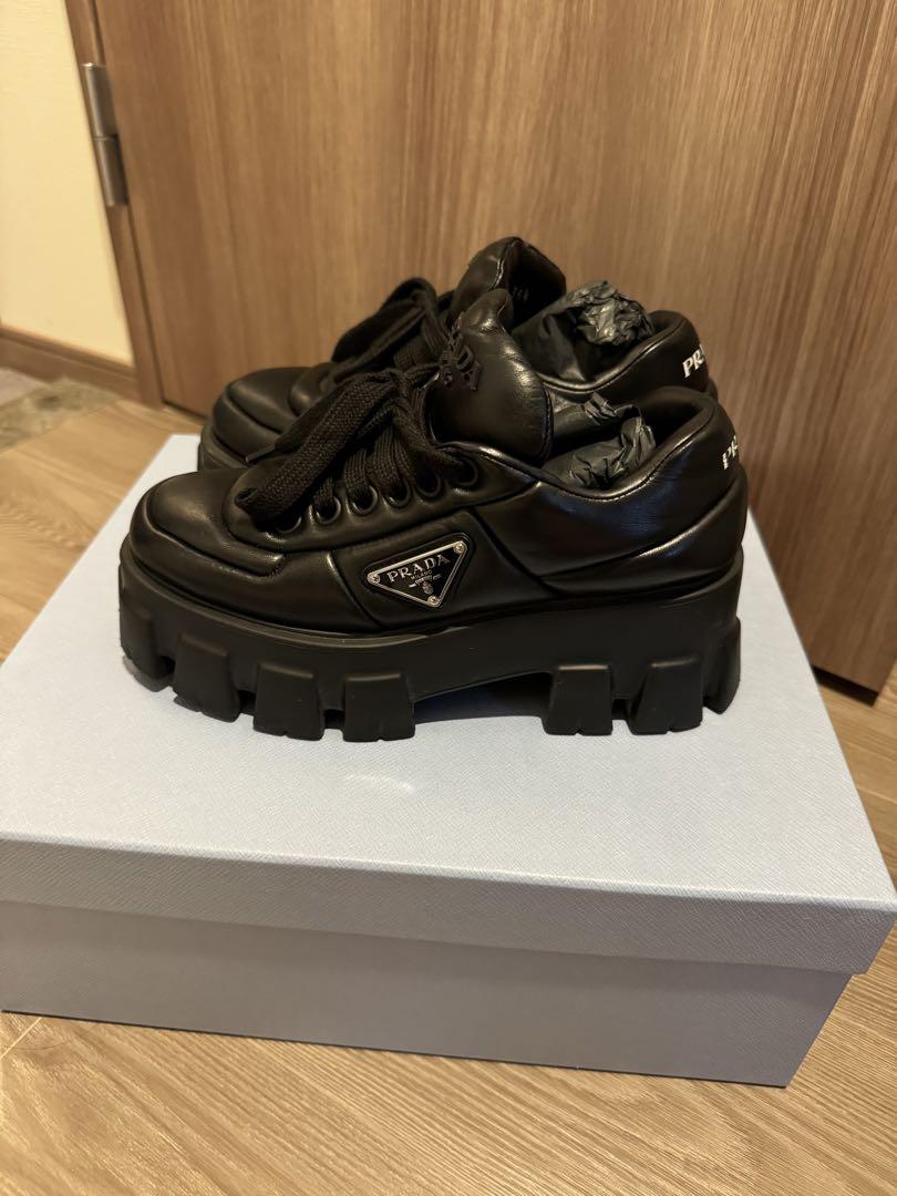 希少カラー♪ギフト♪【国内発送★PRADA】レザー ハンドバッグ PRADA プラダ ハンドバッグ ミニボストン オールレザー ブラック