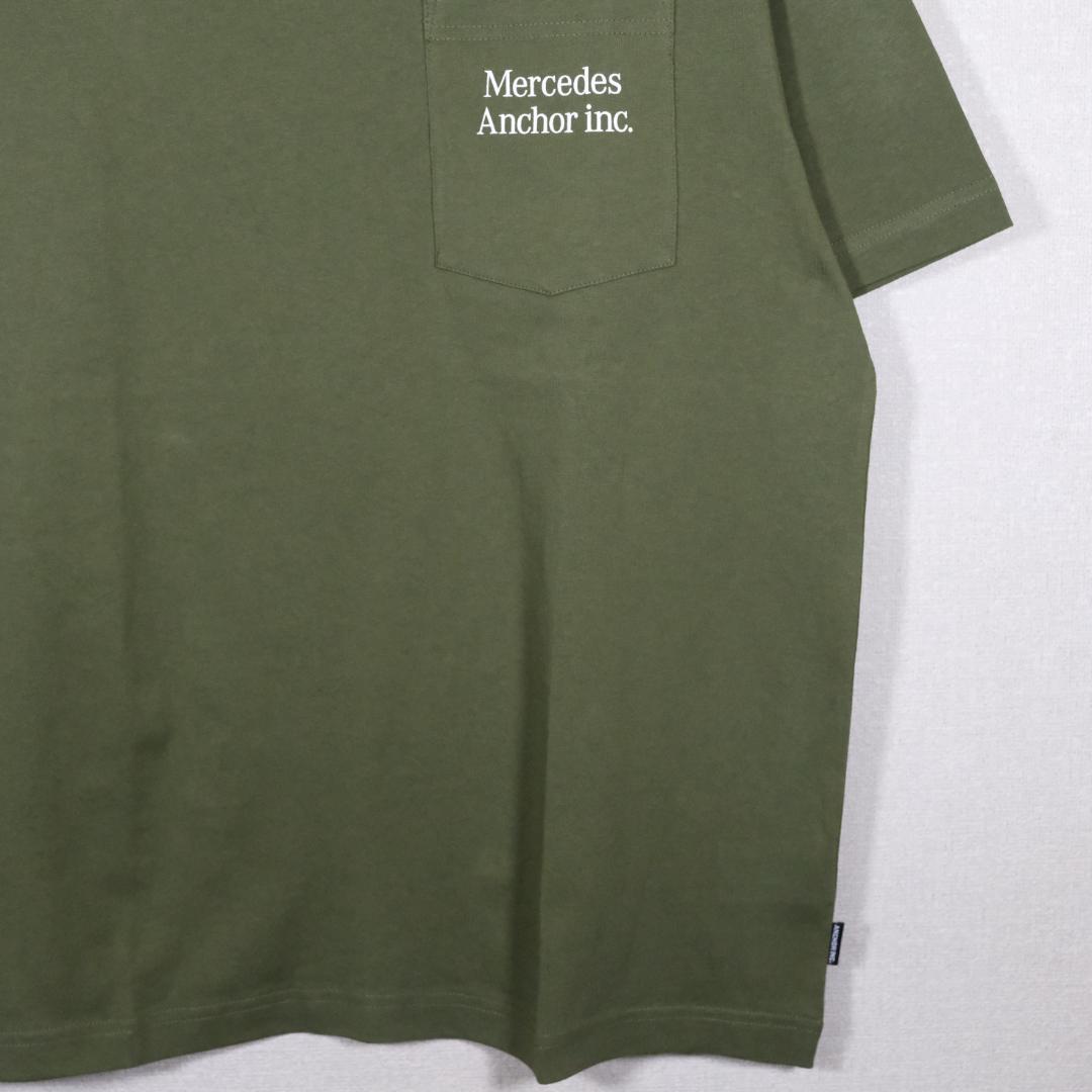 新品入荷 Mercedes Anchor LΩ OLIVE Tシャツ Logo Inc. トップス