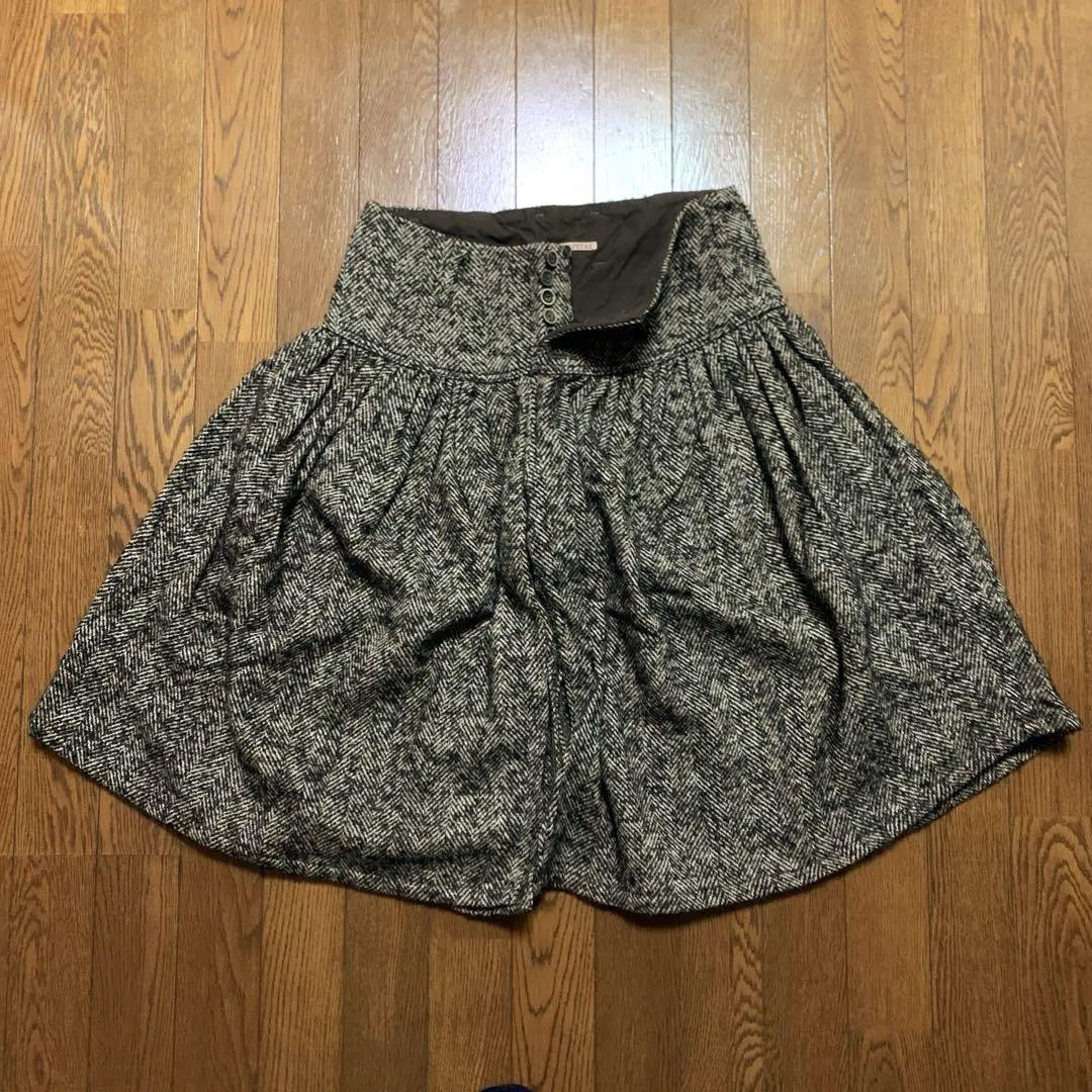 KAPITAL キャピタル　ガウチョパンツ　ワイドパンツ　キュロット　ツイード