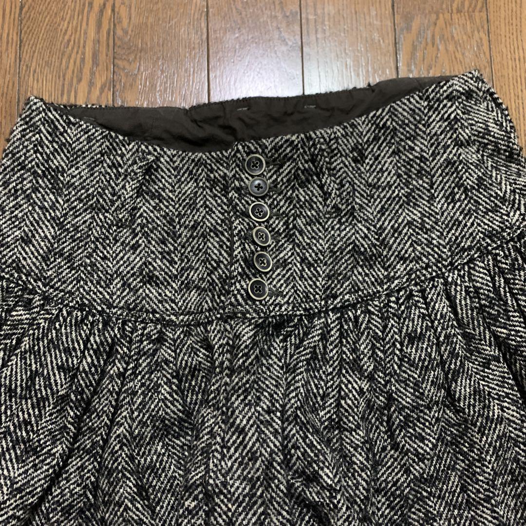 KAPITAL キャピタル　ガウチョパンツ　ワイドパンツ　キュロット　ツイード