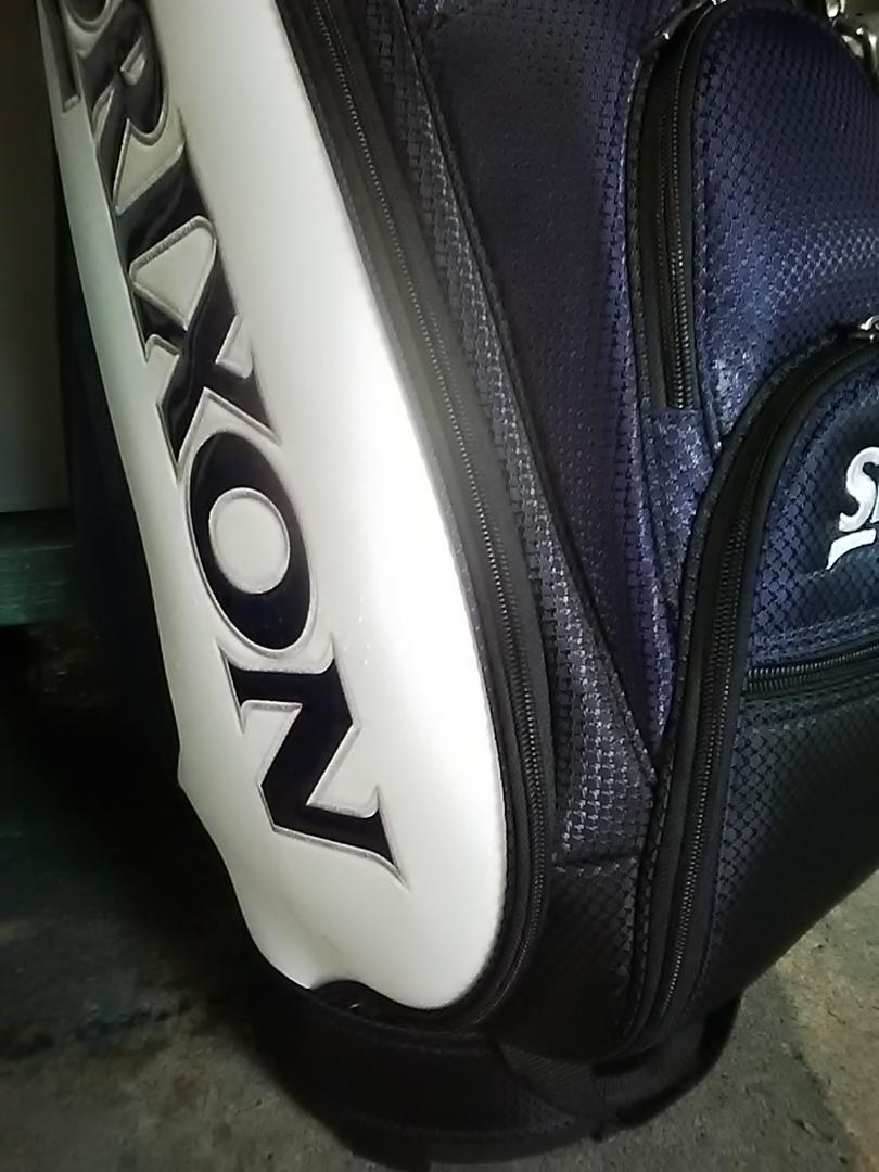 【2日限定】美品　スリクソン　SRIXON　 キャディバッグ ネイビ フード付